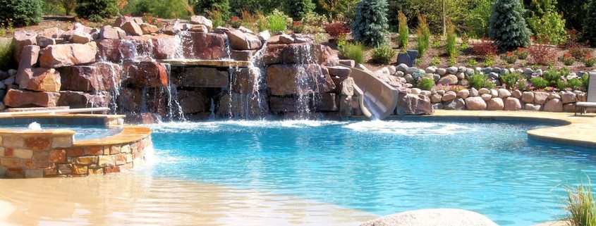 Water Feature + Signature Pool