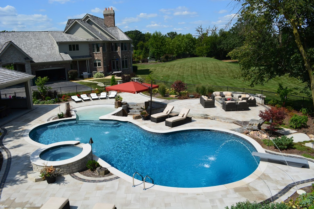 Excellence Awards Arvidson Pools And Spas, Inground Pool With Spa And Tanning Ledge