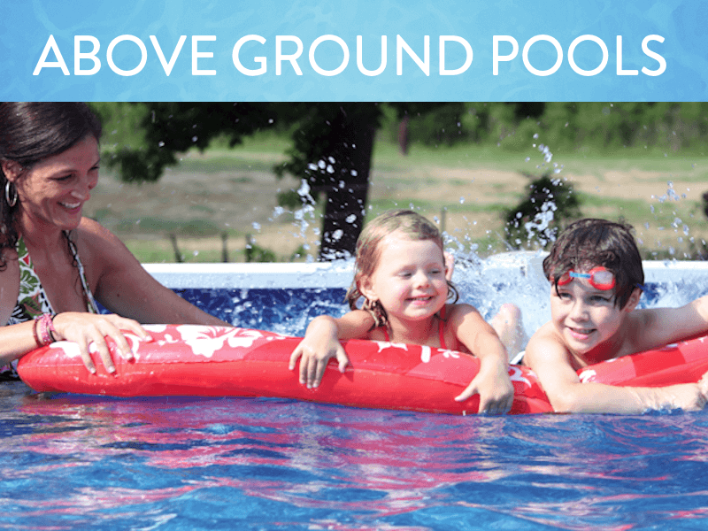 above ground swimming pools