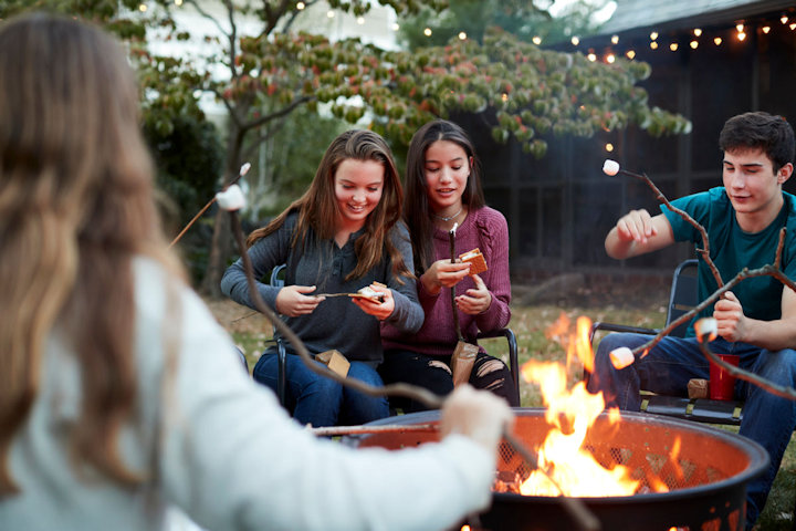 firepit smores